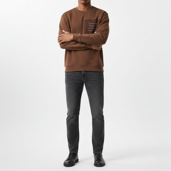 Numeric Pocket Pull Over