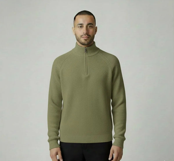 Knit 1/4 Zip Sweater